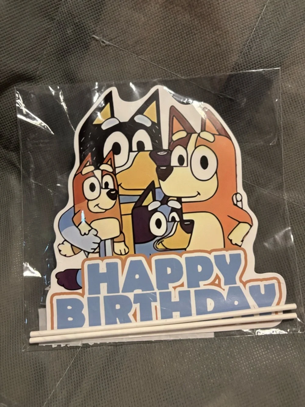 New! Bluey Cake and Cupcake toppers